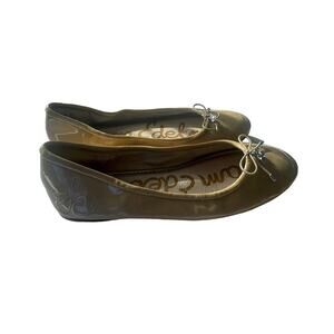 Sam Edelman Ballet Flats 7.5 patent‎ nude Beige Shoes Felicia